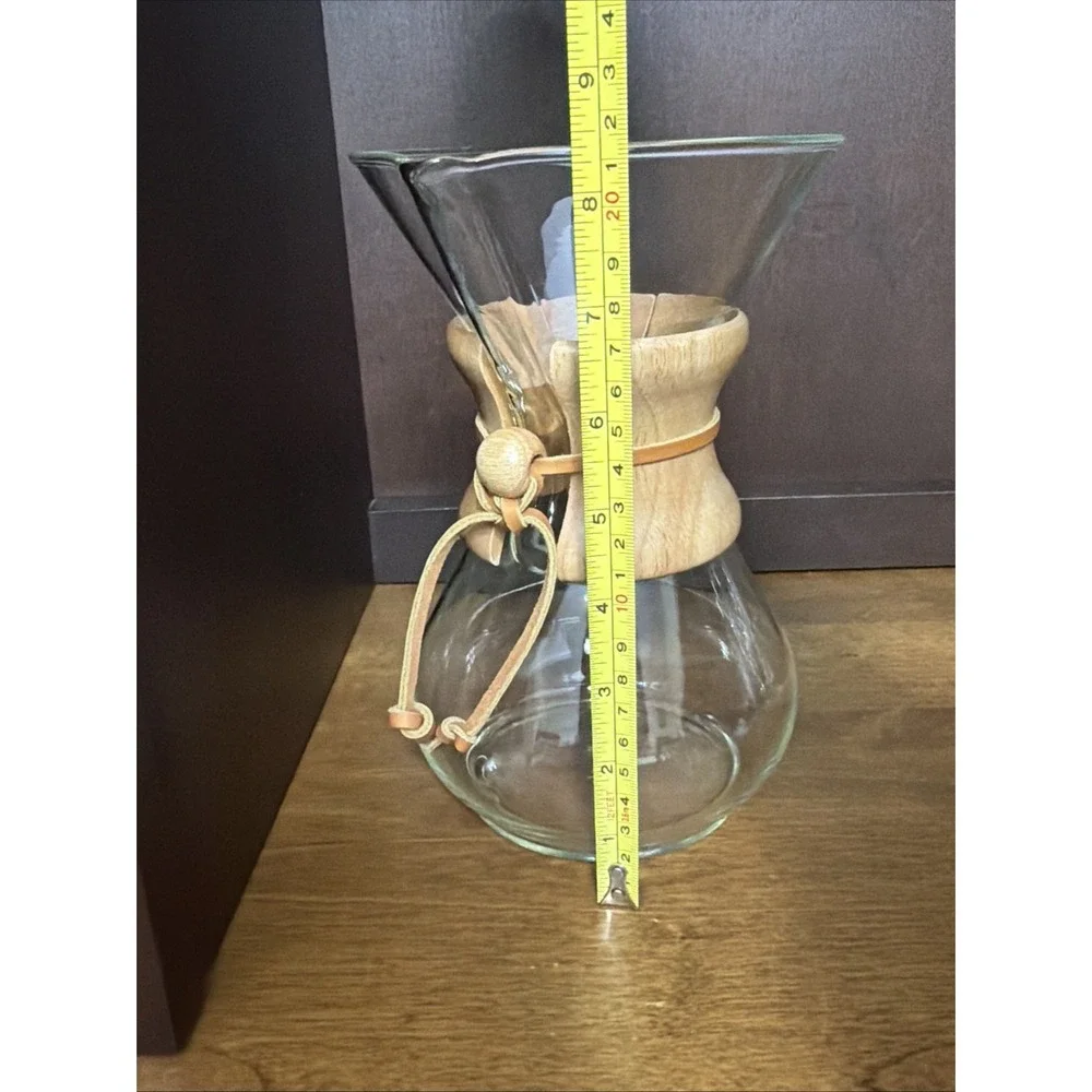 Chemex Classic 6-Cup Pour-Over Glass Coffeemaker - Open Box